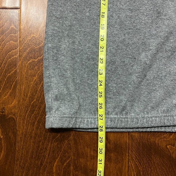 ESPN Magazine Vintage Y2K 1/4 Zip Fleece Gray Pullover Sweater Men's X-Large - Picture 8 of 8